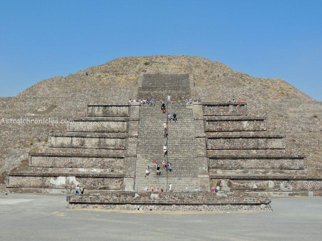gray concrete stairs near mountain during daytime